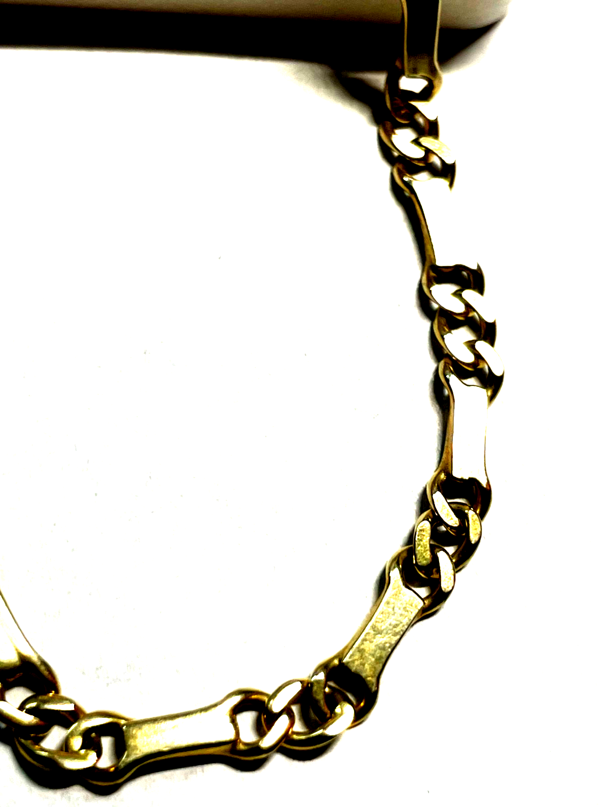 333 Gold 8 K Gold Armband Armkette unisex L 21 cm B 4 mm mit Karabiner gepflegt1