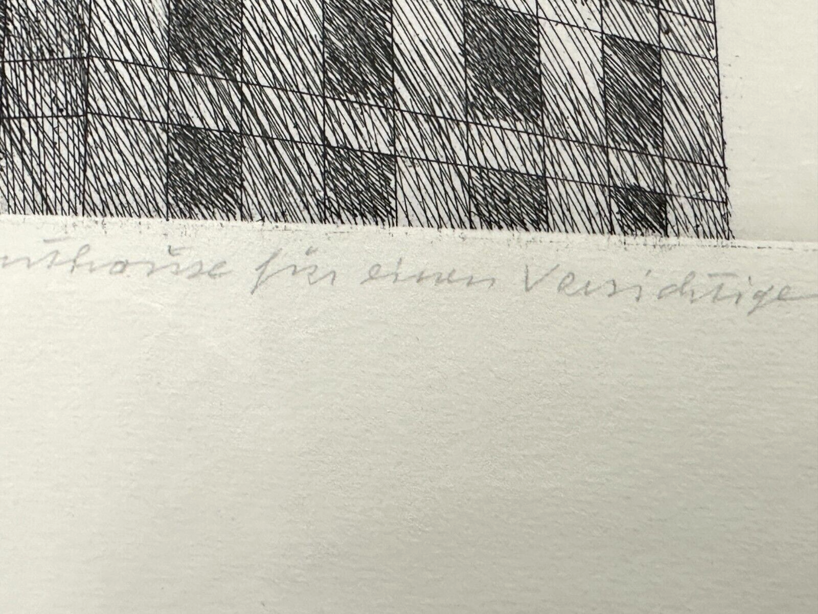 Paul Flora - Radierung um 1977 - 'Vor der Katastrophe... ' - signiert nummeriert16