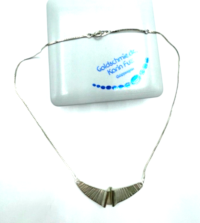 Goldschmied Silbercollier moderne Silberkette 925 Sterling Silber mit orig. Box1