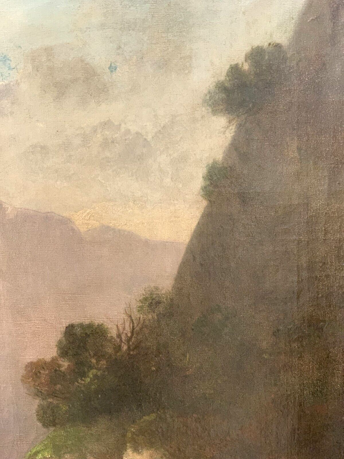 August Vischer 1821-1898 - Öl auf Leinwand - Romantik - Genremalerei - signiert4