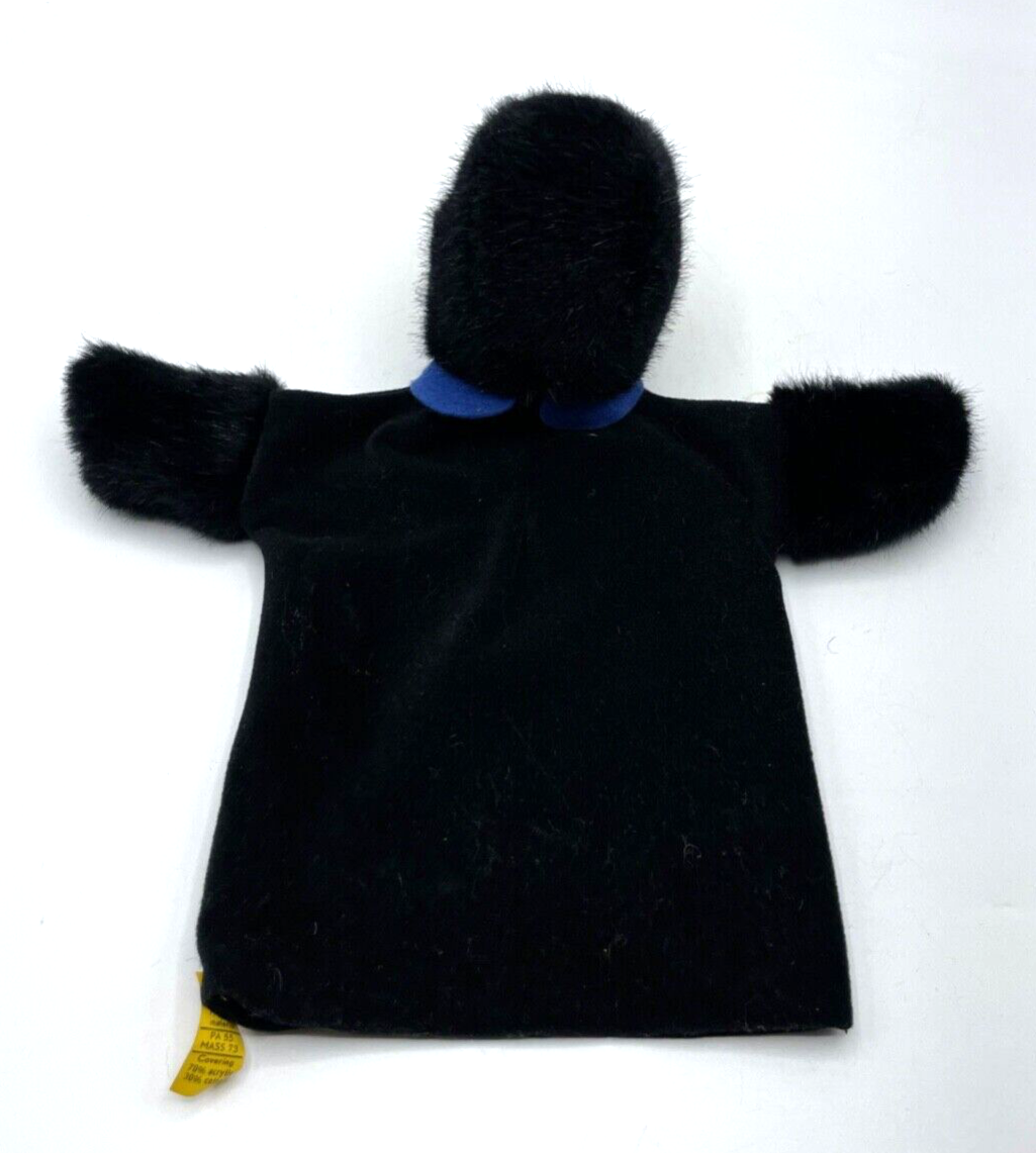 Steiff Tier Rabe Handpuppe 6468/27 mit Knopf und Fahne gepflegt2