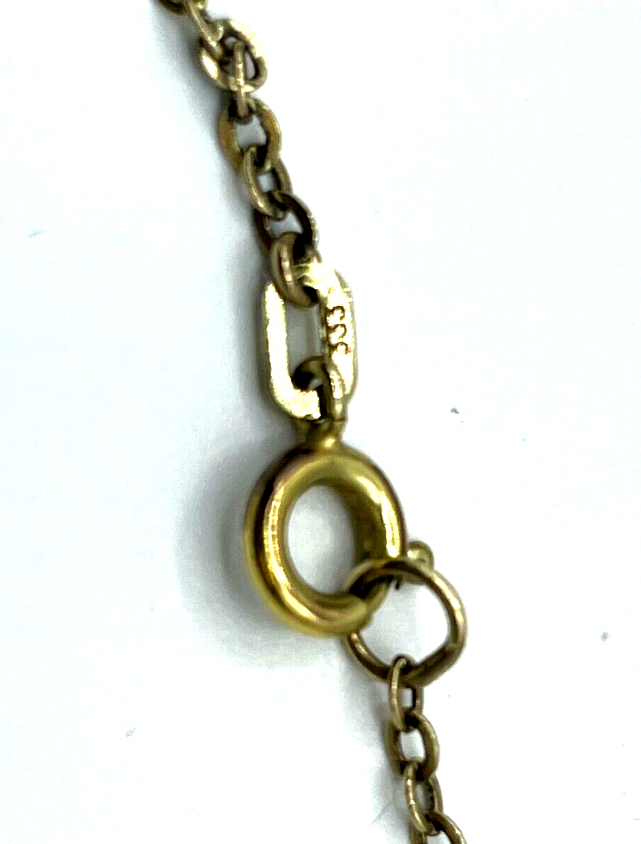 333 Gold 8 K Halskette Collier mit Granat Juwelier apart zeitlos Granatkette3