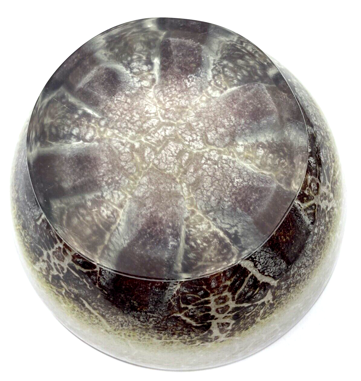 Antik IKORA Glas WMF Schale ungewöhnliche Form 1A Zustand Ø 25 cm H 12,5 cm7