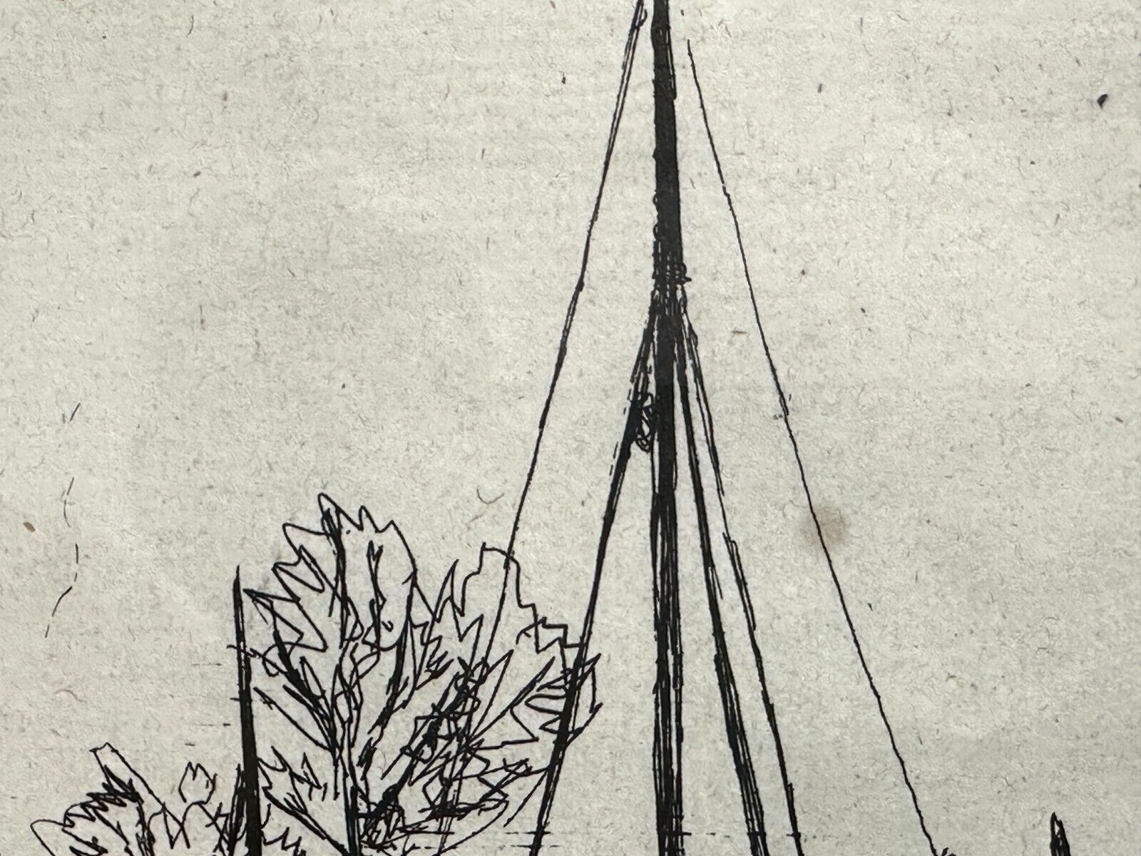 Johan Barthold Jongkind 1819-1891 - Radierung aus dem Jahr 1865 - 'Le Canal'7