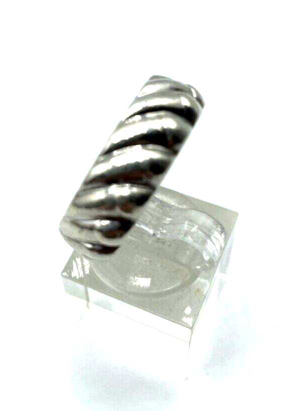 Massiver 925 Sterling Silber Bandring ESPRIT top gepfl. über 10 Gramm RG 55 B8mm3