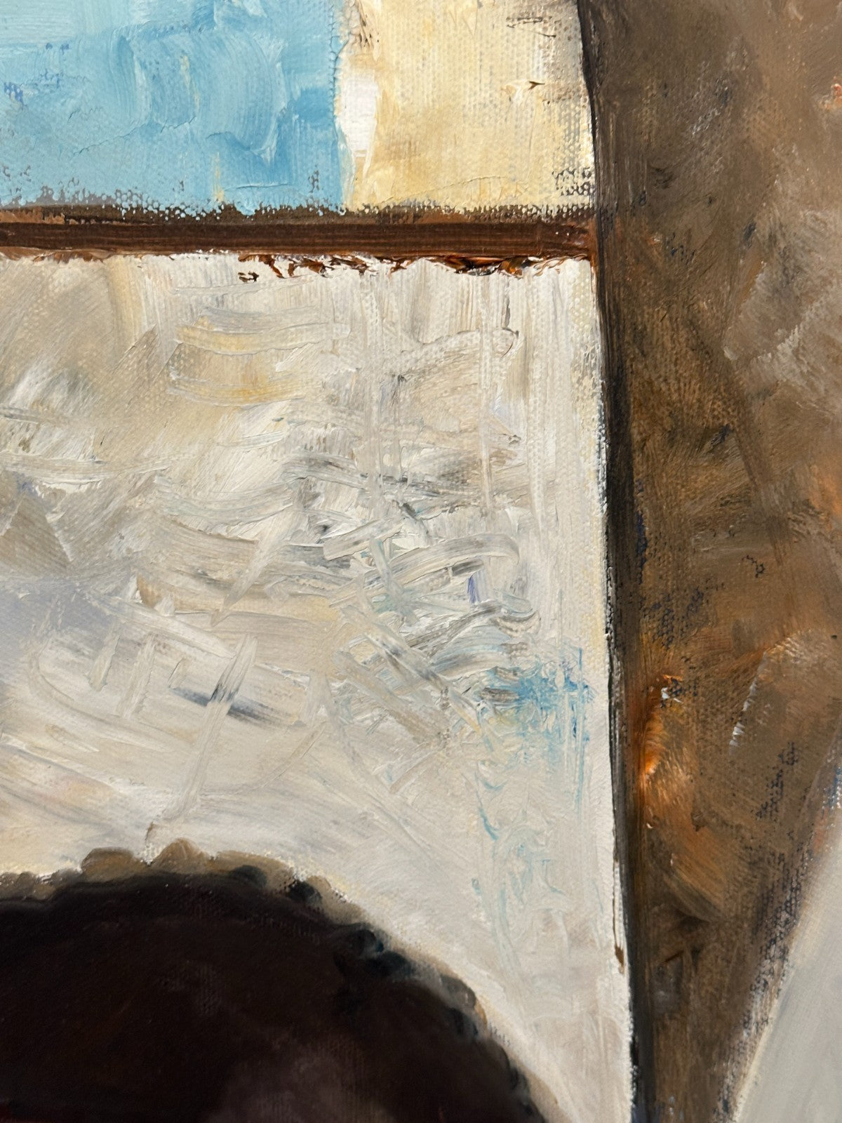 Franz Probst - 'Treppenbogen auf Ischia' - Öl auf Leinwand - 1994 - signiert5