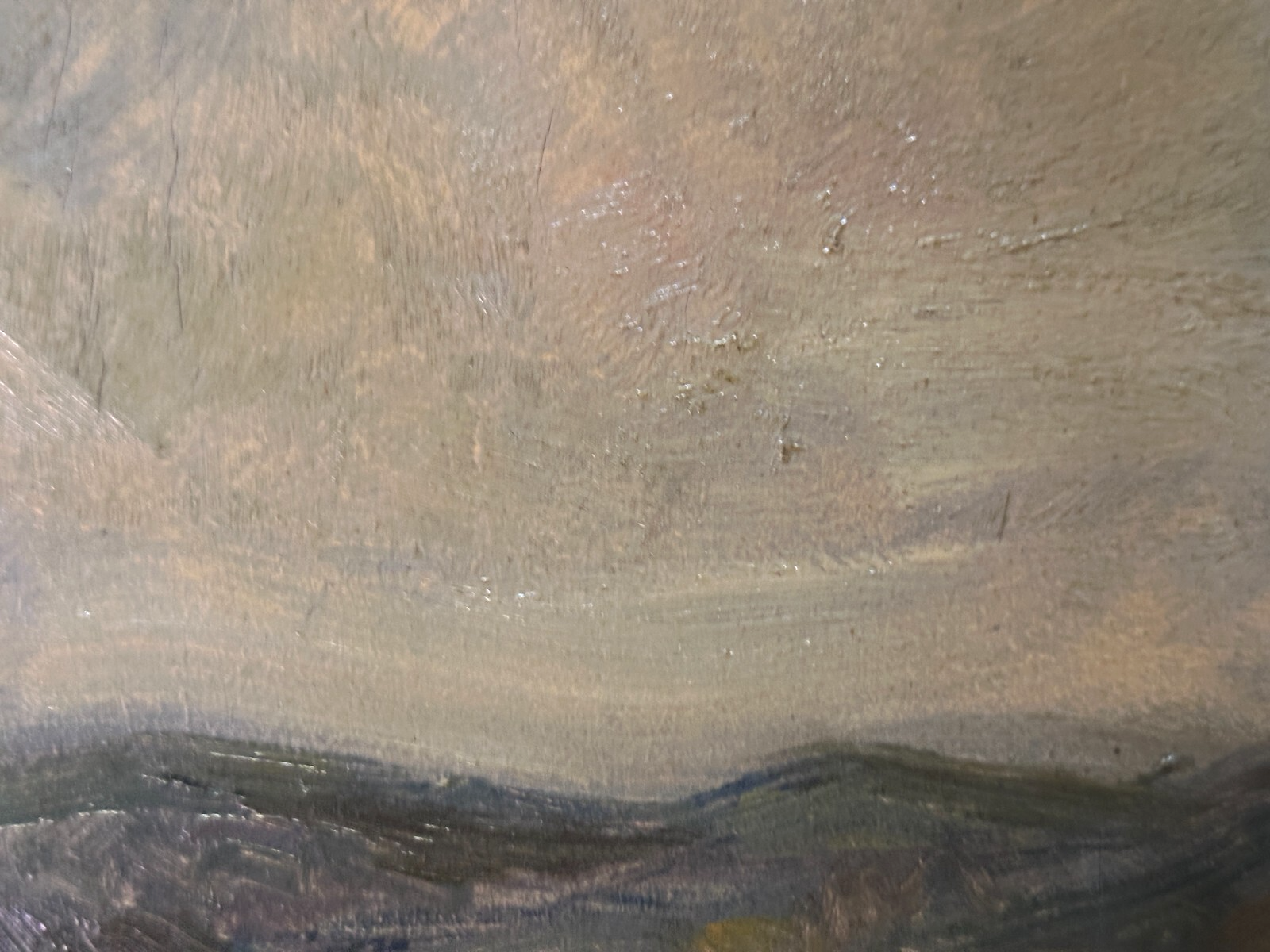 Öl auf Karton - Impressionismus - Landschaftsgemälde - gerahmt - unsigniert5