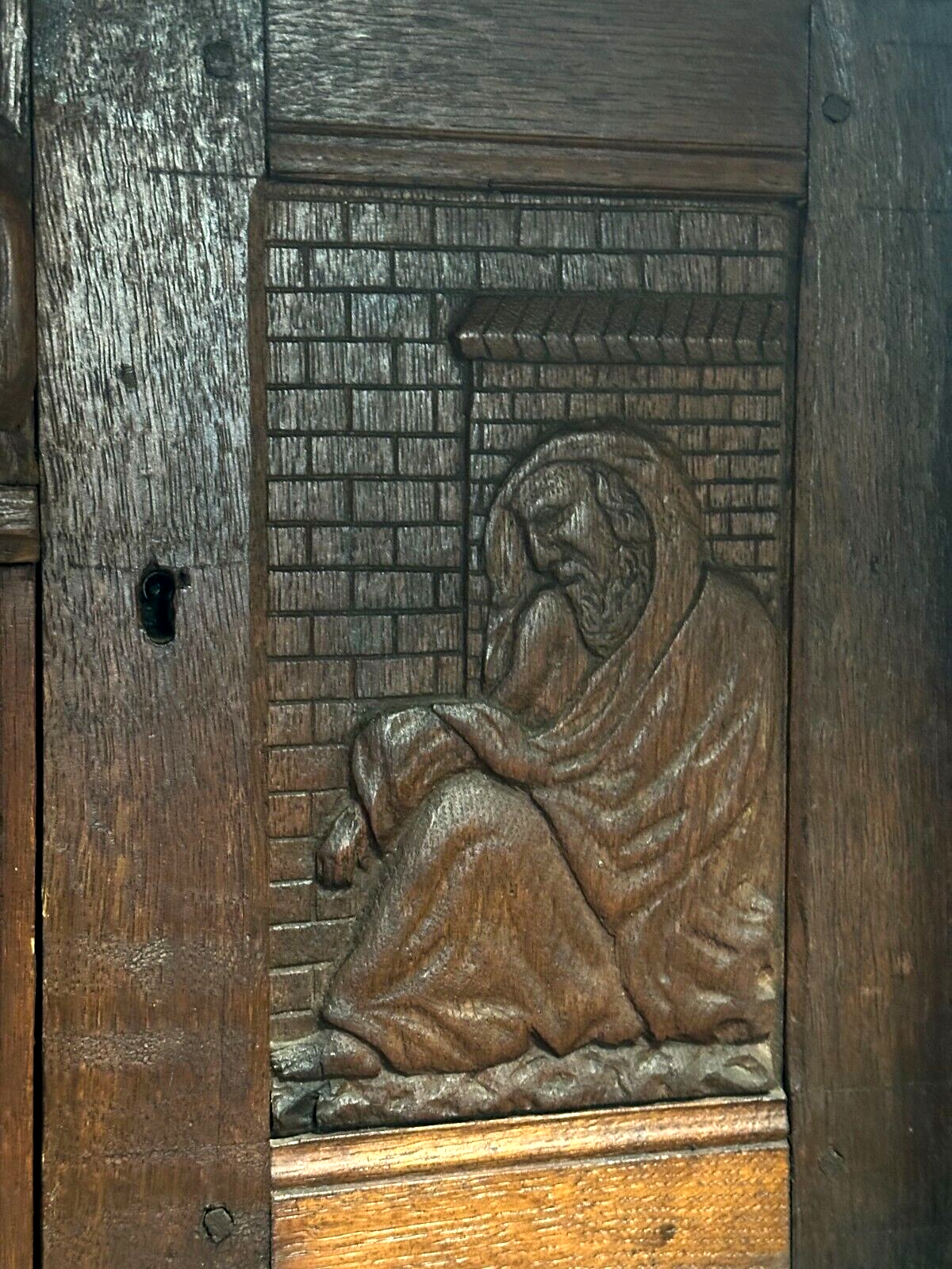 Renaissance - Eiche - 17. Jahrhundert - Buffet Schrank - reiche Schnitzerei8