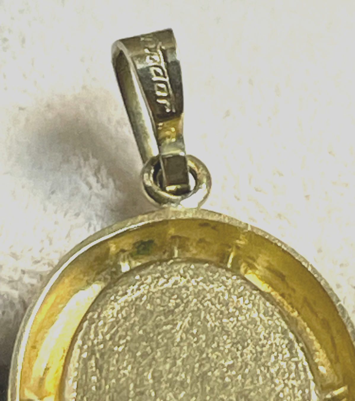 Vintage 333 Gold 8 K Gelbgold Anhänger Cameo Gemme Muschelgemme Porträt gepfl.4