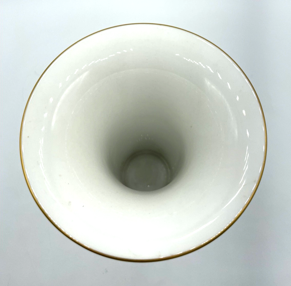 Antik KPM Porzellan Vase Trichtervase Trompetenvase  Blumen H 19 cm top gepflegt6