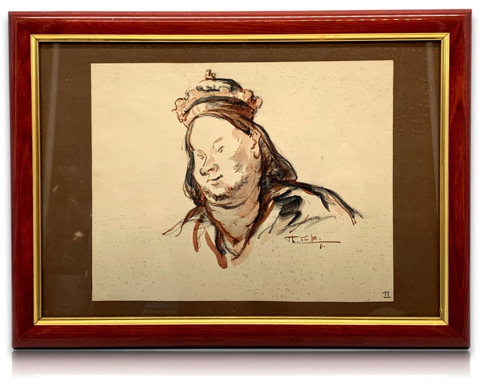 Madeleine Thoubillon de Moncroc (1903-1992) - Illustration - Mischtechnik0