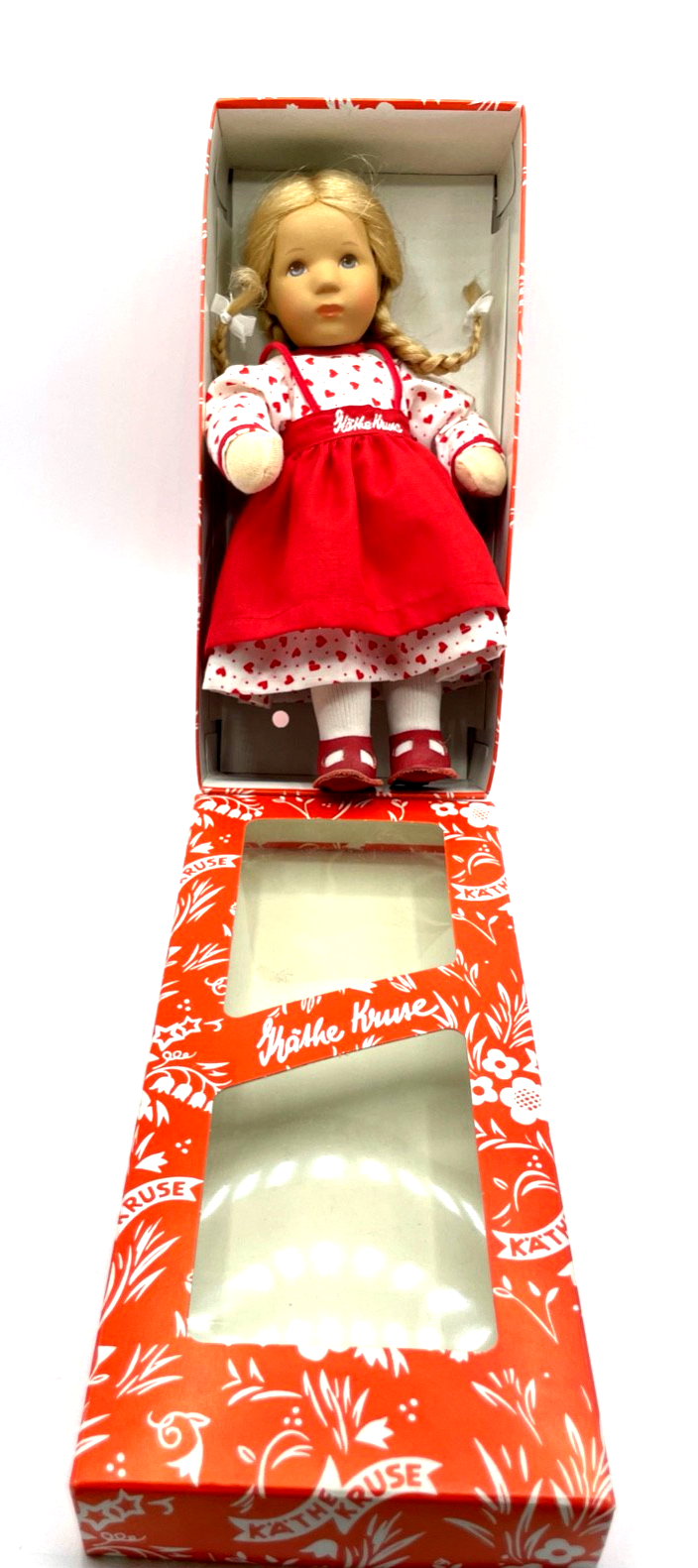 Käthe Kruse Puppe Herzlieb 25 cm unbespielt mit Original Karton sehr gepflegt6