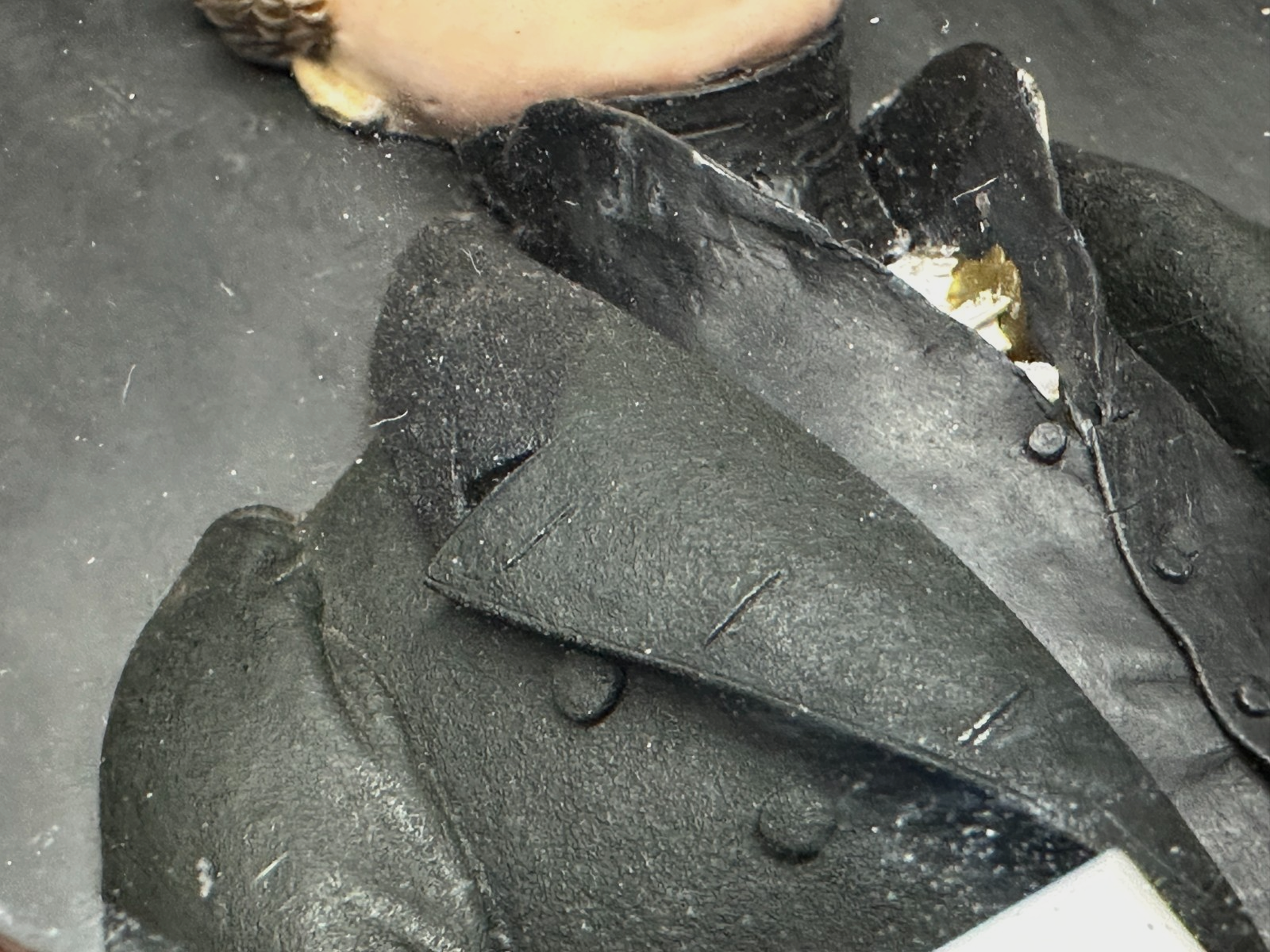 Seltene Wachs-Reliefbildnisse (Biedermeier) - Ehepaar Dörtenbach - Calw, um 18358