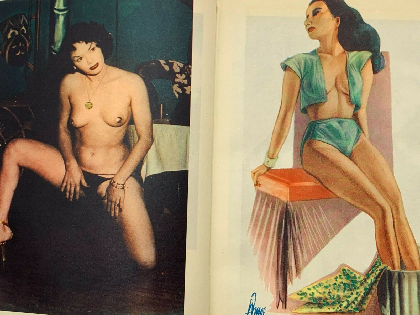 KAVALKAD 1952-1953 - Sammelband gebunden - Pin up Girls - schwedisches Magazin4