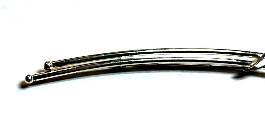 K&L 925 Sterling mega große + moderne Design Anstecknadel 12,5 cm lang gepflegt7