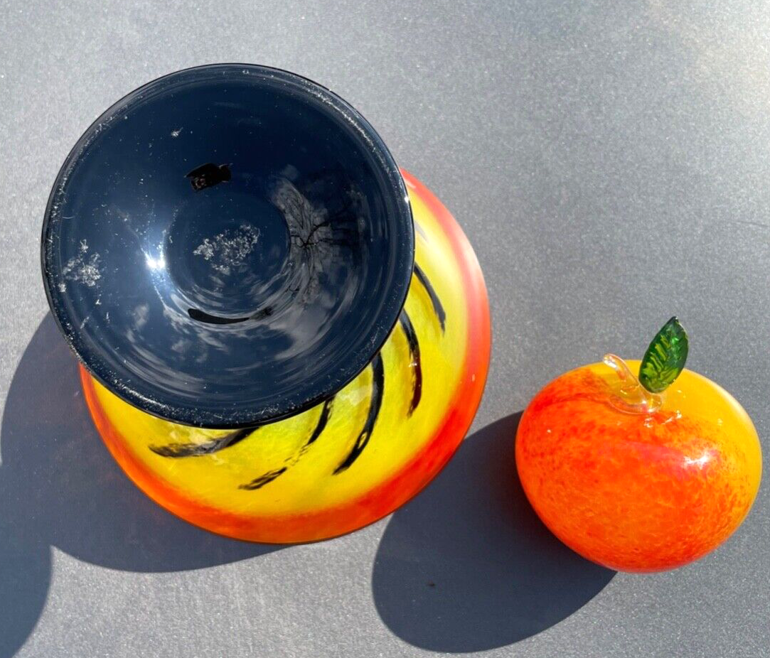 Rosenthal studio-line Nanny Still Serie * Kontiki * Kunstglas Design Fußschale10