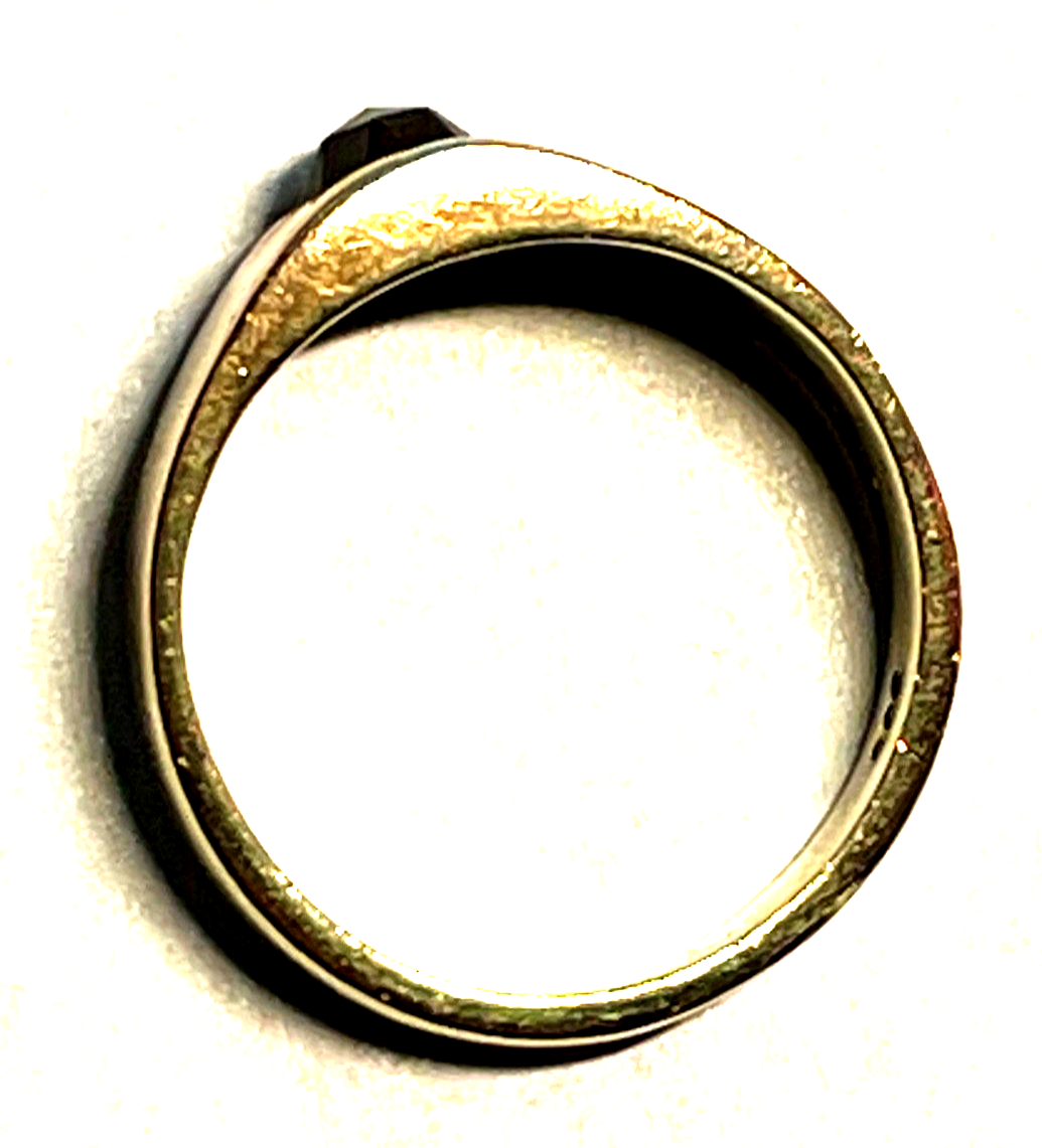 Solider 333 Gold 8 K antik Ring Rotgold Granat RG 54 Ø 17,2 mm massiv Juwelier8