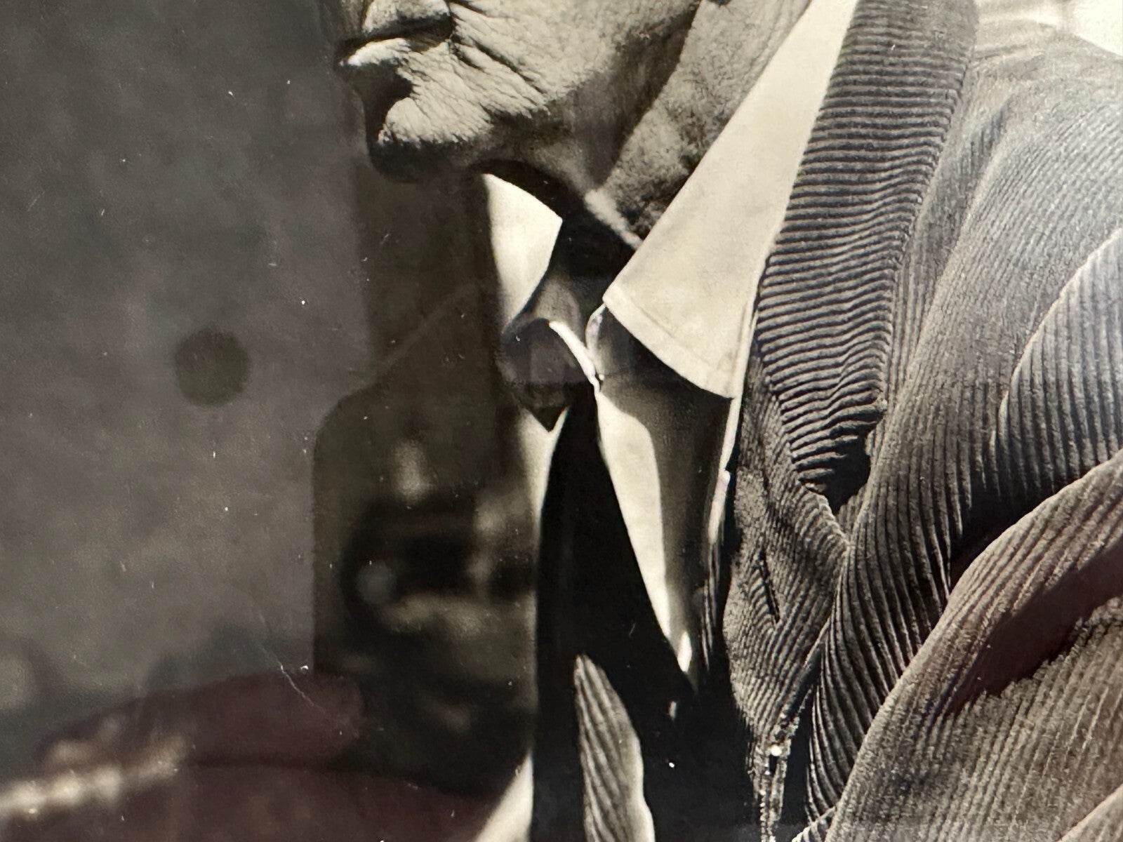 Hermann Hesse Porträt mit handschriftlichen Gruß - gerahmt im Passepartout3