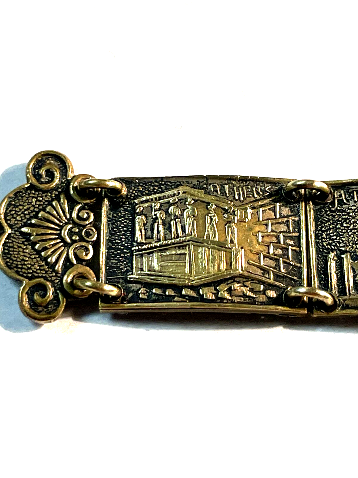 Antik Armband Reise Souvenir Andenken Griechenland Tempel Götter etc. L 19 cm6
