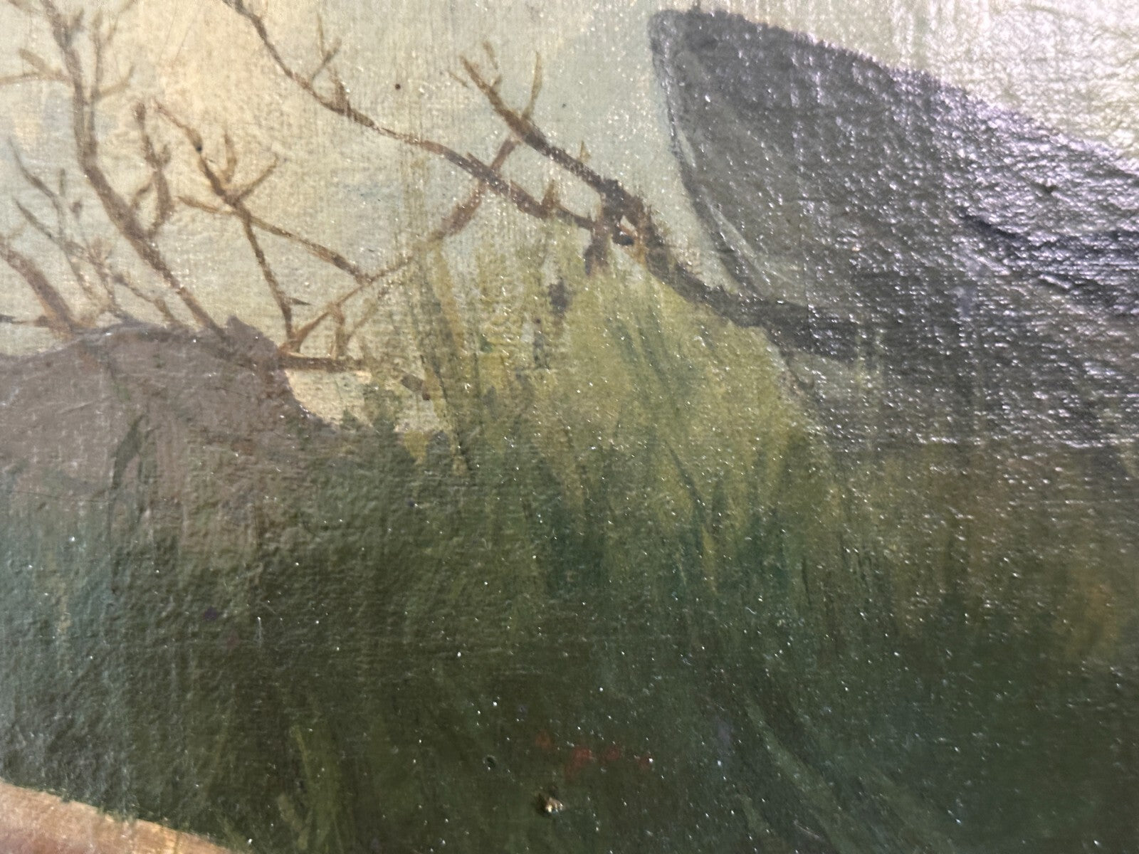 Karl Raupp 1837-1914 - Öl auf Leinwand - Am Chiemensee - signiert - gerahmt7