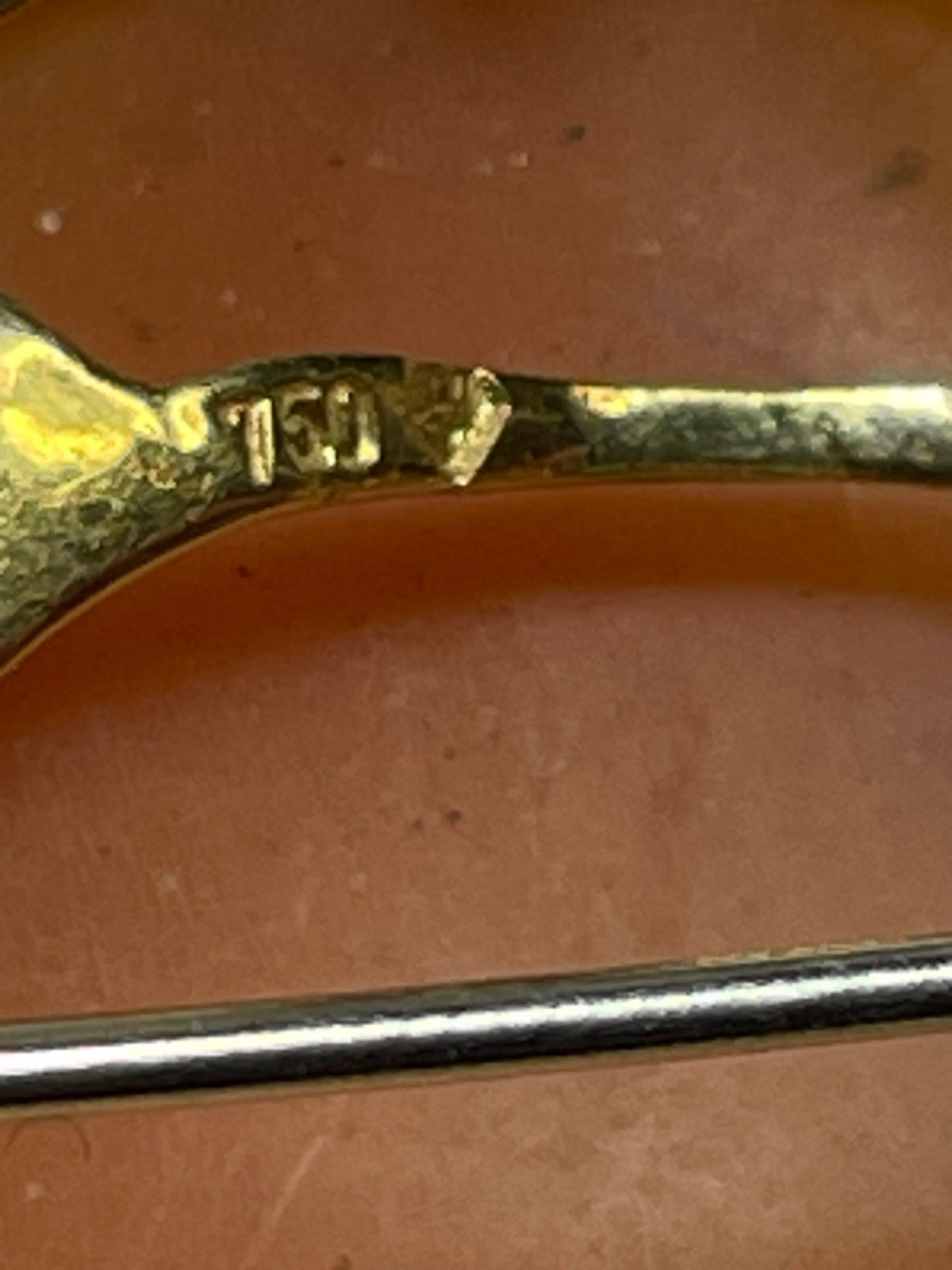 Antik Anhänger oder Brosche feine gr. Gemme Cameo in 750 Gelbgold + 3 Brillanten11