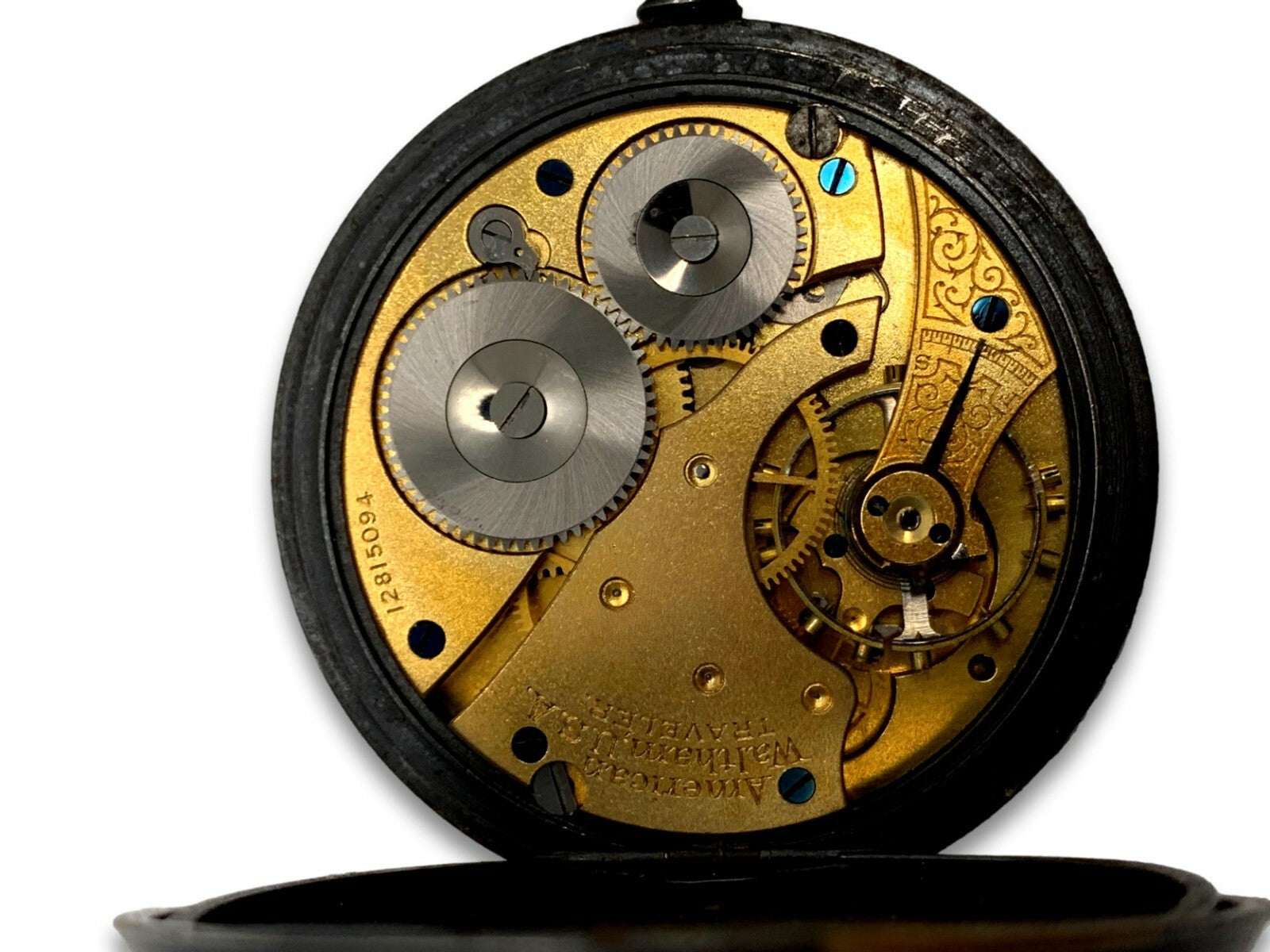Waltham Mass - antike Taschenuhr um 1900 - kleine Sekunde - Lepine Kaliber 18996