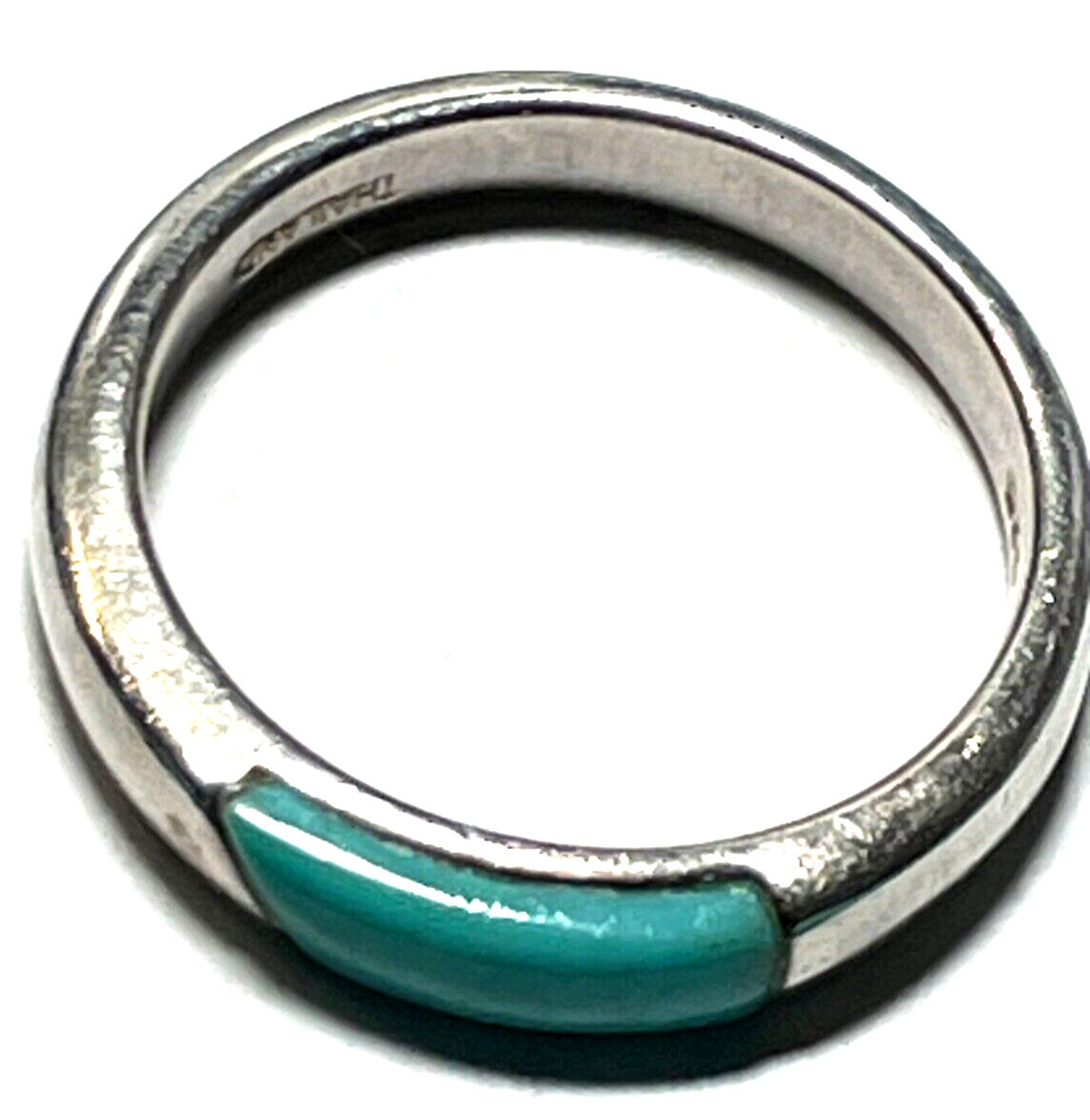 Set Türkis Armband breit + 925 Silber Ring mit Türkis Ø 18 mm RG 57 sehr gepfl.8