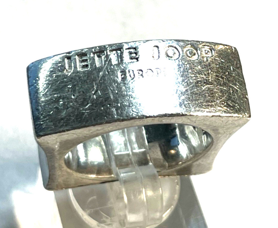 26,57 Gramm Jette Joop Europe schwerer Statement Ring 925 Silber Ø 17,5 mm RG 550