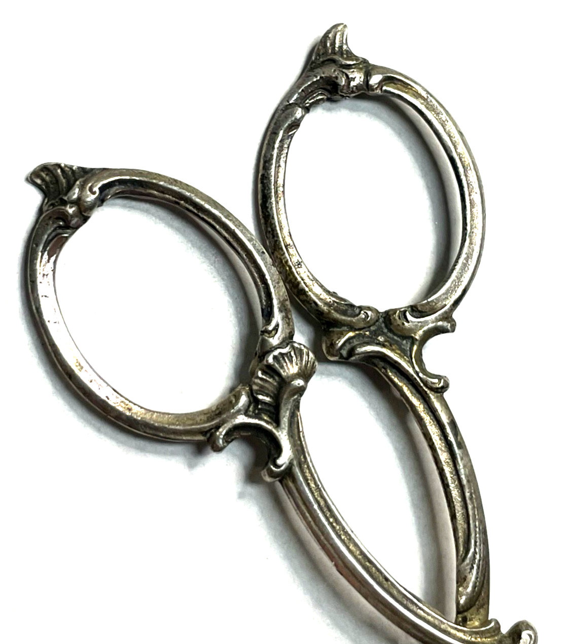 Antik 800 Silber Konfekt Pralinen Zange Vorleger Durchbruch floral Dekor 37 Gr.6