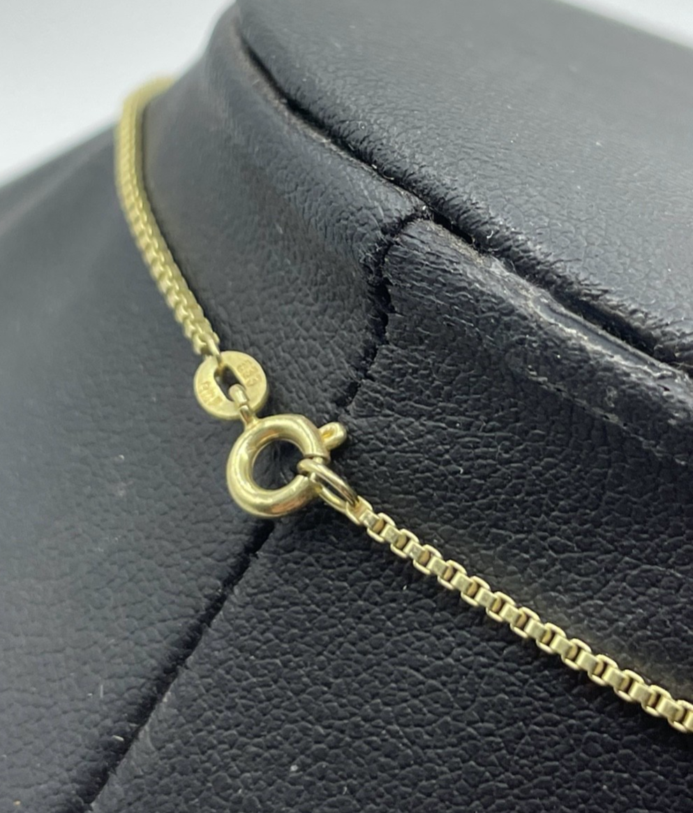 Solide 333 Gold 8 K Halskette Venezianer Kette Juwelier L 60 cm B 1 mm unisex2
