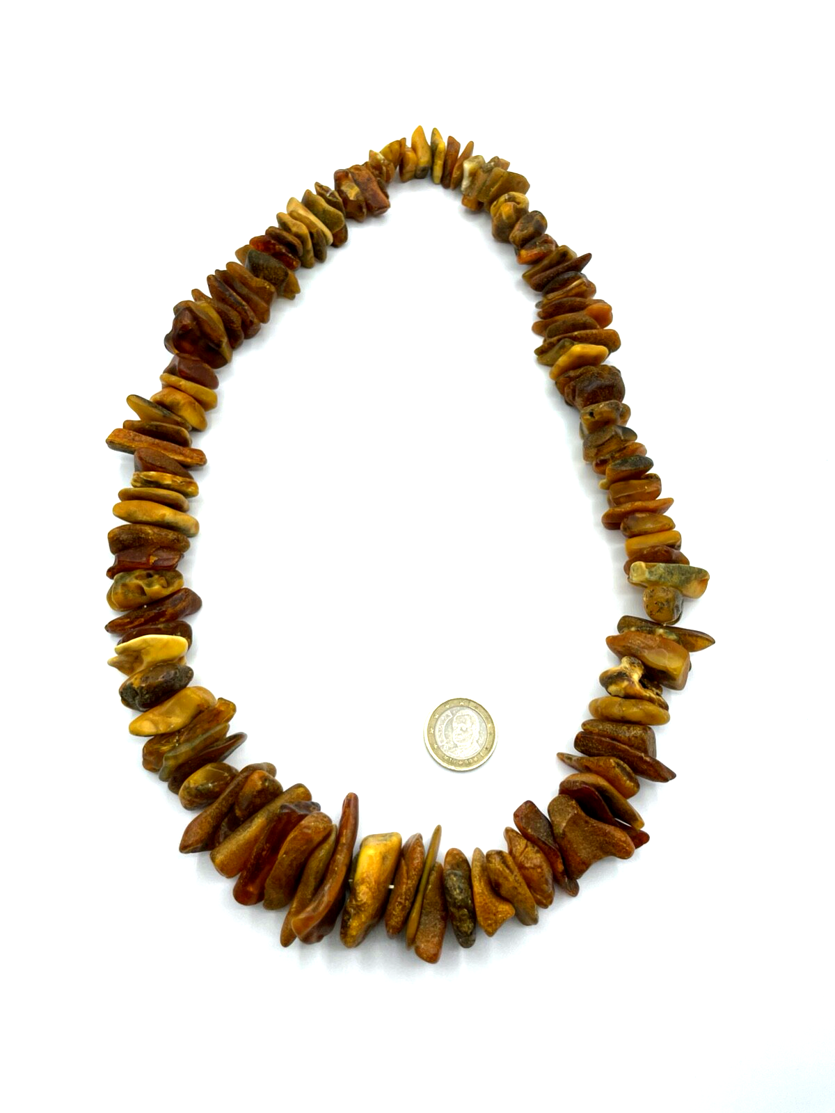 Prächtige Statement Naturbernstein Bernstein Kette 172 Gr. Nuggets L ca. 74 cm6