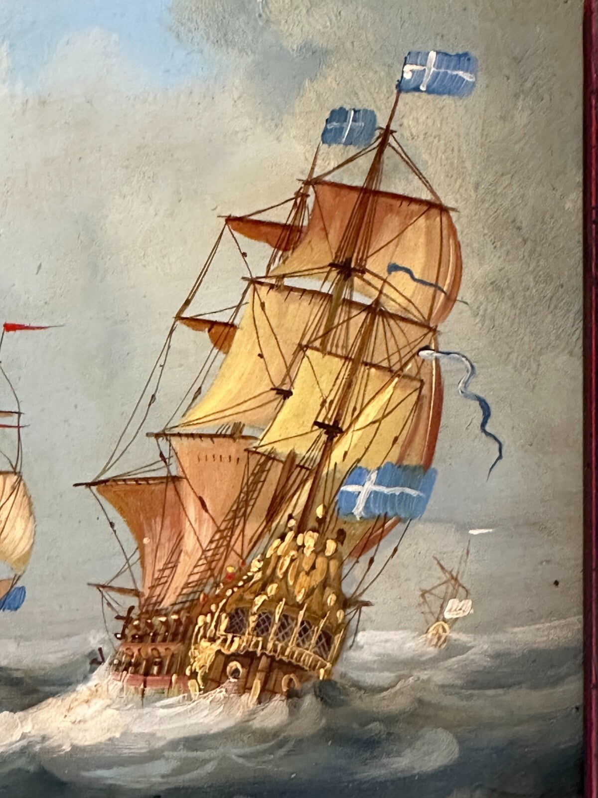 van Hamm - maritime Malerei - Öl auf Platte - gerahmt - El Gran Grífon5