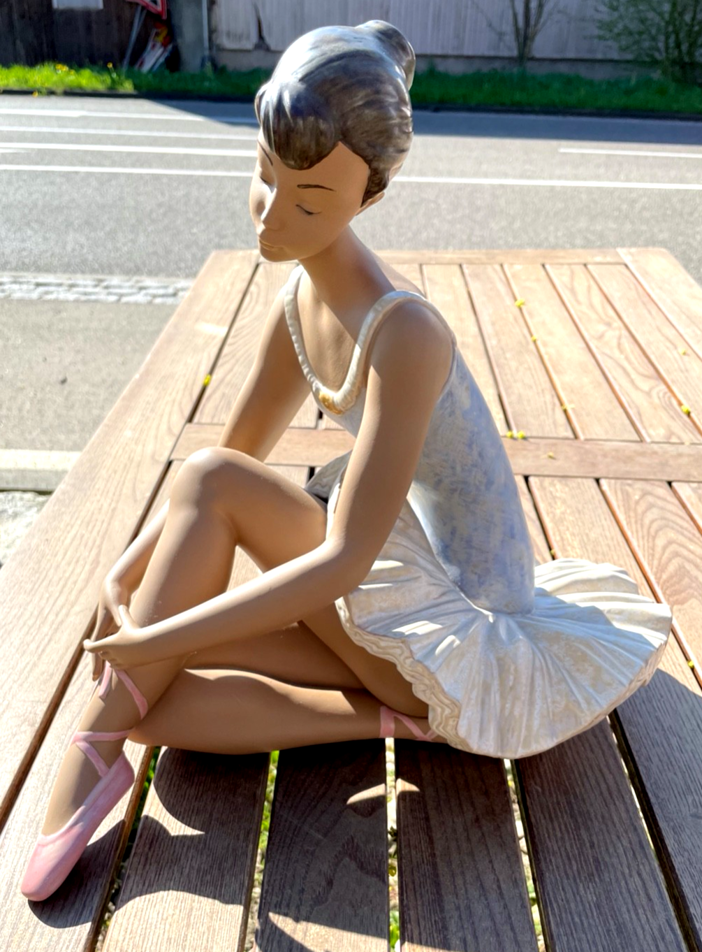 Große !!! Lladro Porzellan Figur Ballerina Ballett anmutige Tänzerin H 37 cm1