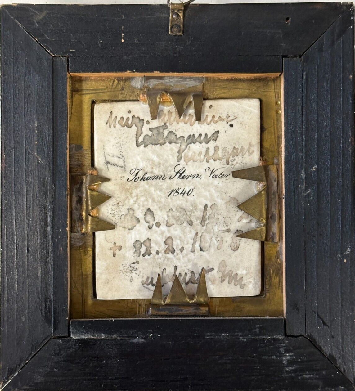 Miniatur Lupenmalerei 1840 - Johann Stern 1782-1858 - Signiert - Gerahmt8