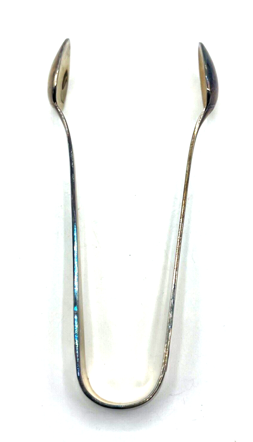 1 Zuckerzange 90er Silberauflage Chippendale J. Grimminger Schwäbisch-Gmünd2