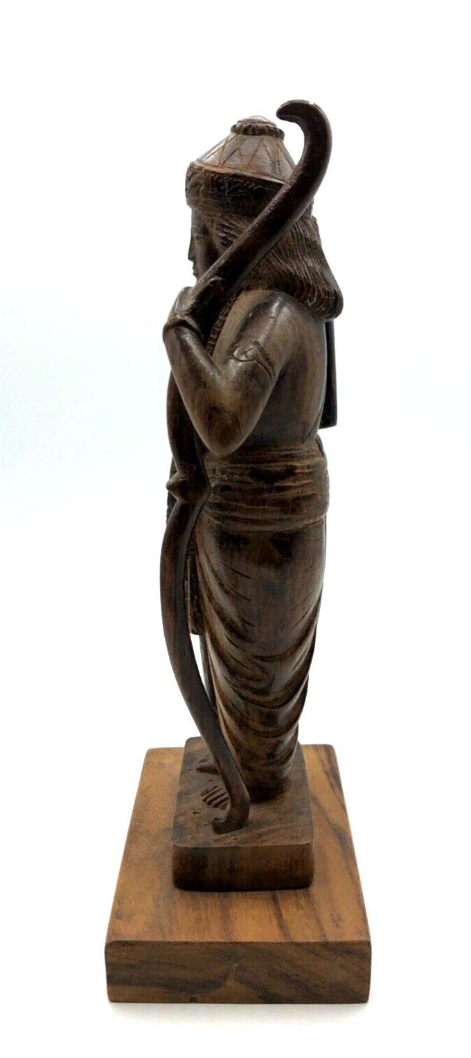 Alt handgeschnitzte Holzfigur Siddhartha Gautama Modell auf Sockel junge Buddha4