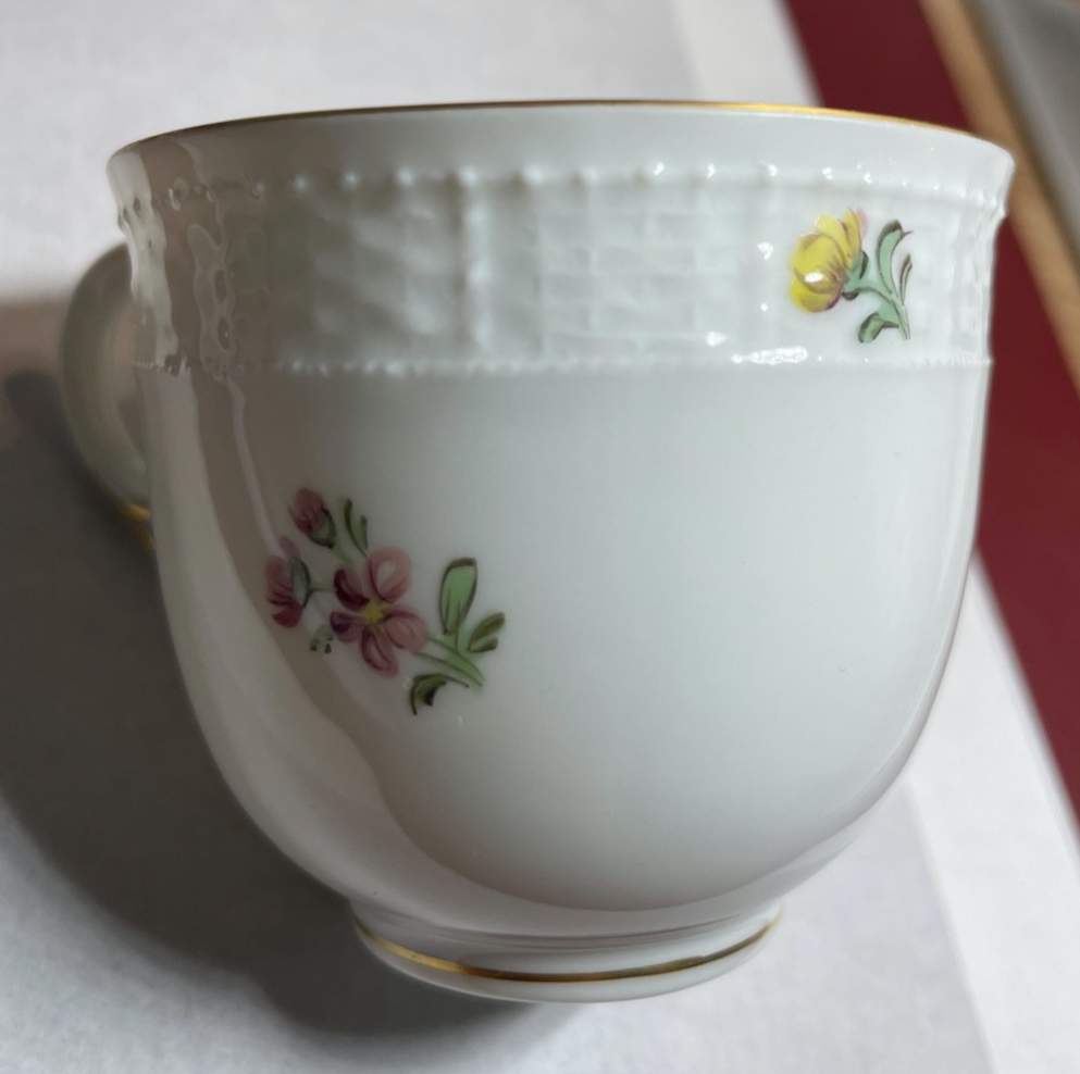 Antik Nymphenburg Porzellan Gedeck 3 tlg. Sammeltasse Mokka Espresso kl. Kaffee9