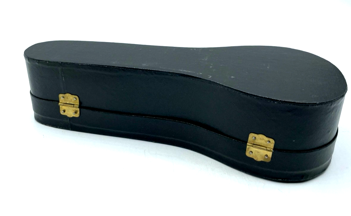 2 x Miniatur Musikinstrument Gitarre + Mandoline im Koffer Handarbeit gepflegt3