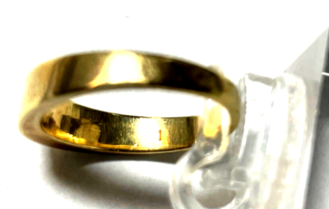 Massiver 750 Gold 18K Ring Solitär Brillant 0,1ct RG 54 Juwelier 6 Gramm gepfl.7