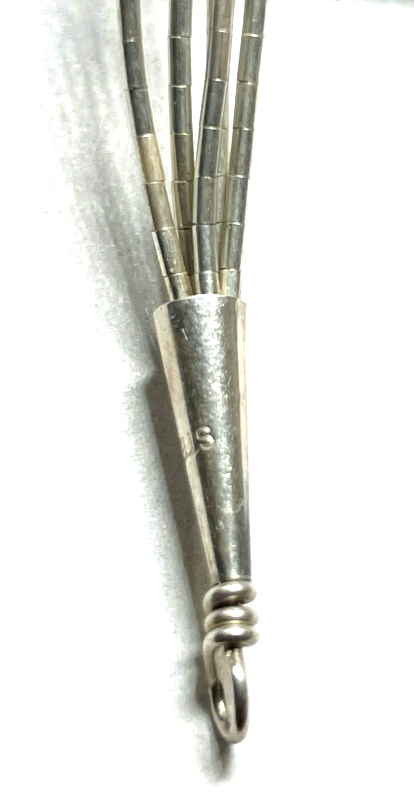 Zuni indianerschmuck Armband 925 Sterling + Türkis + Onyx unisex L 19 cm3