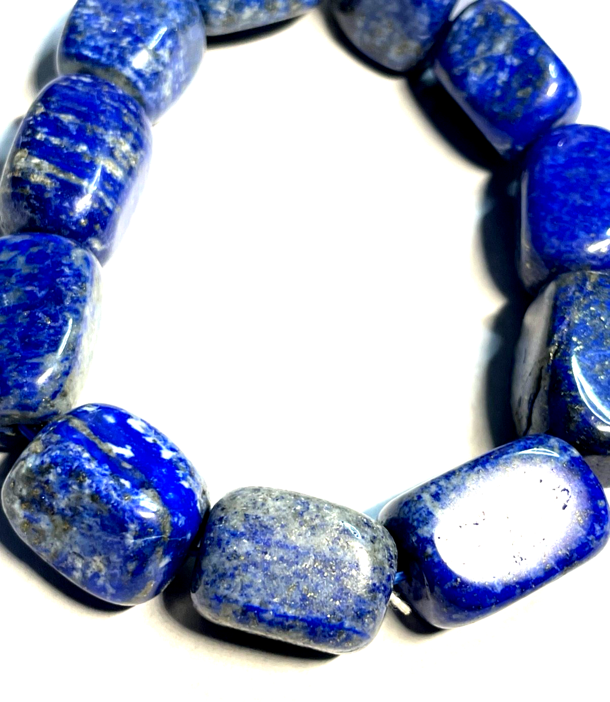 Großes natürliches Lapislazuli Cluster Armband unisex Statement über 100 Gramm2