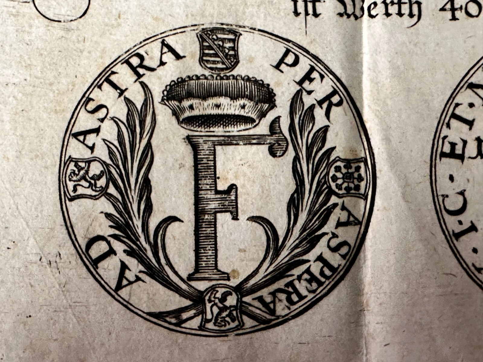Einblattdruck - Friedrich Karl von Württemberg - 1688 - Warnung vor Falschgeld7