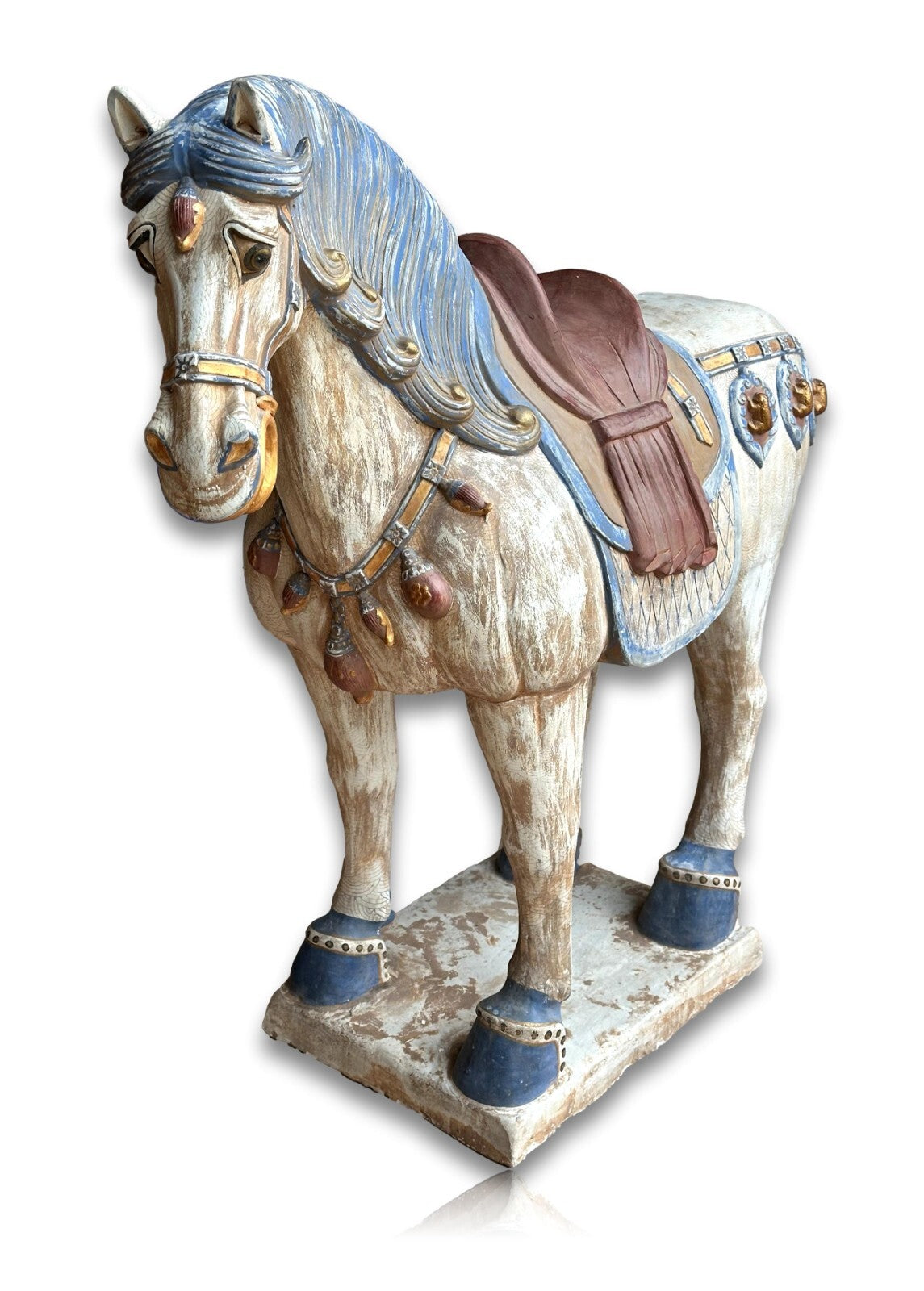 XL Tang Pferd Horse - Tang Dynastie - Chinesisches Kriegspferd - Gebrannter Ton1