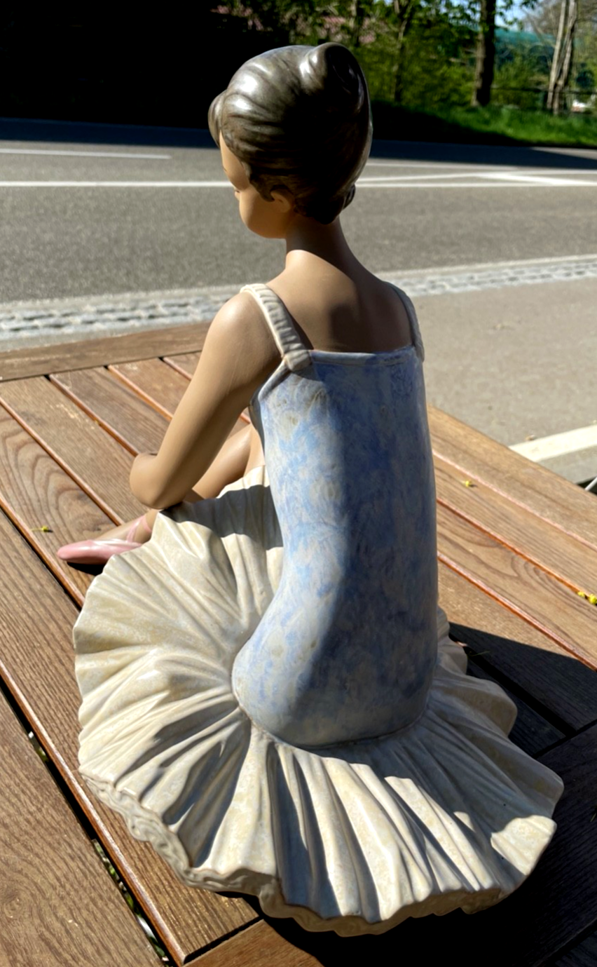 Große !!! Lladro Porzellan Figur Ballerina Ballett anmutige Tänzerin H 37 cm7
