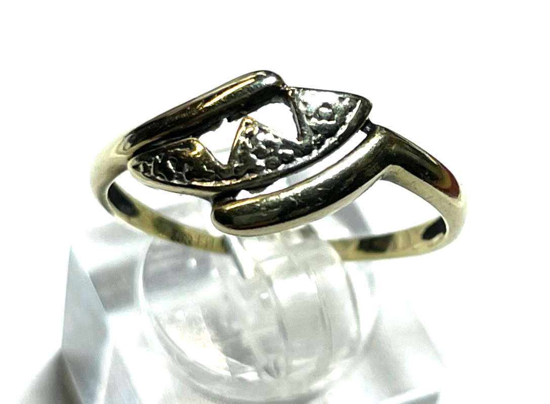Moderner 333 FH Gold 8 K Ring Ø 20 mm RG 63 Juwelier gebraucht gepflegt1