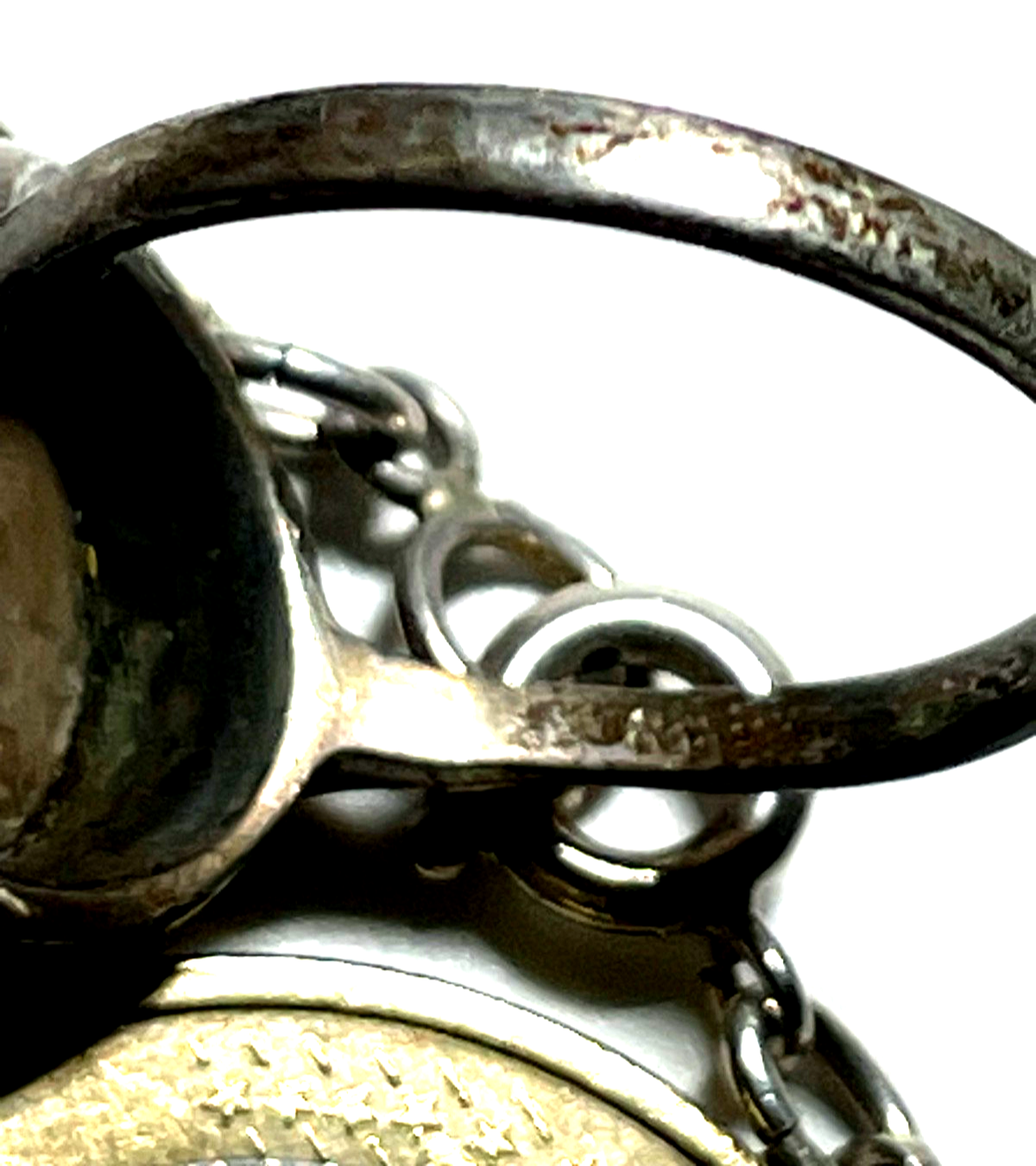 Vintage 800 RW Silber Set Armkette Armband + Ring mit Jaspis 60erJ 70erJ RG 538