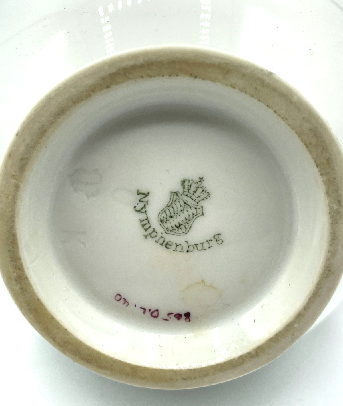 Antik Nymphenburg Porzellan Kanne Mokkakanne Handbemalt H 19,5 cm7