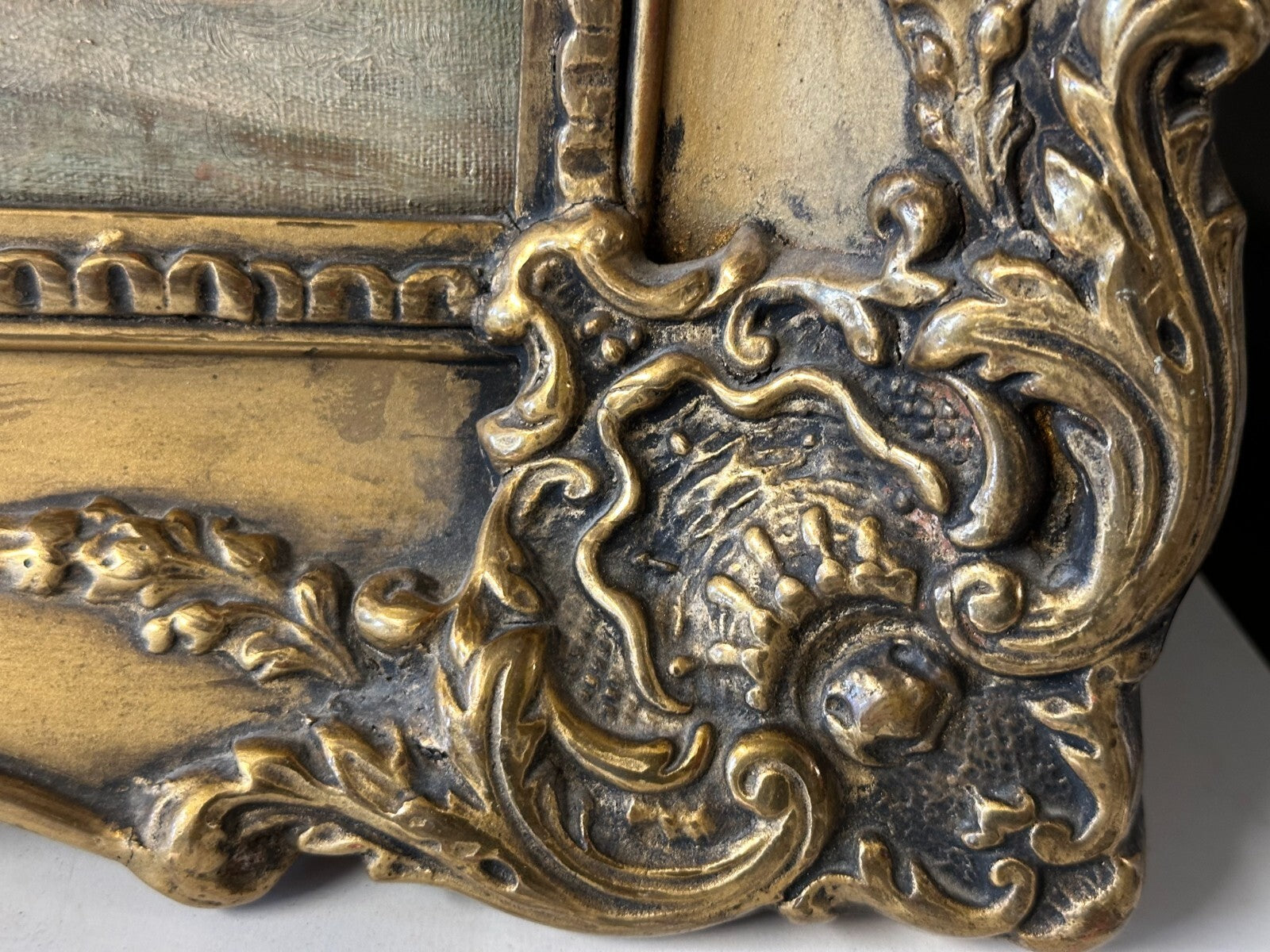 Öl auf Leinwand - Hermann Wolff - Hegereiterhaus Rothenburg a. d. T. - signiert13