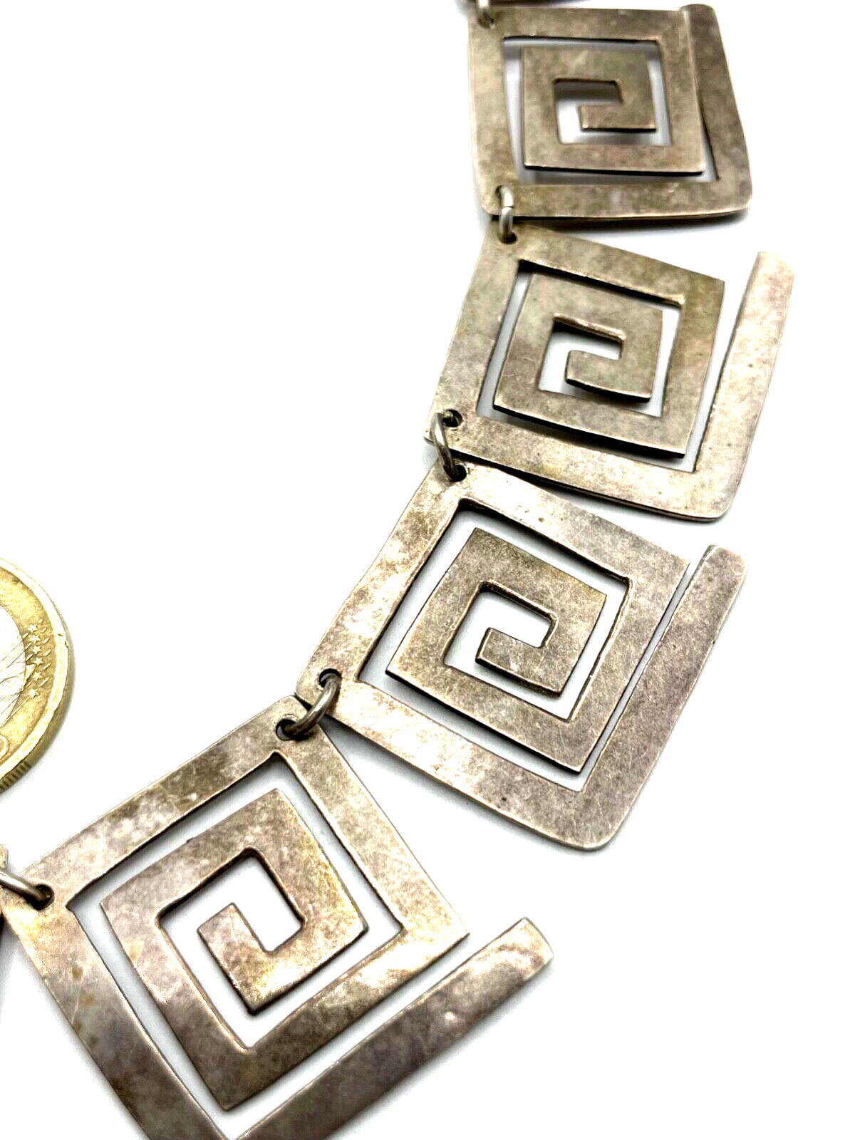 Mega 800 Silber Collier Silberkette Handarbeit Ethno Halskette Statement 84 Gr.3