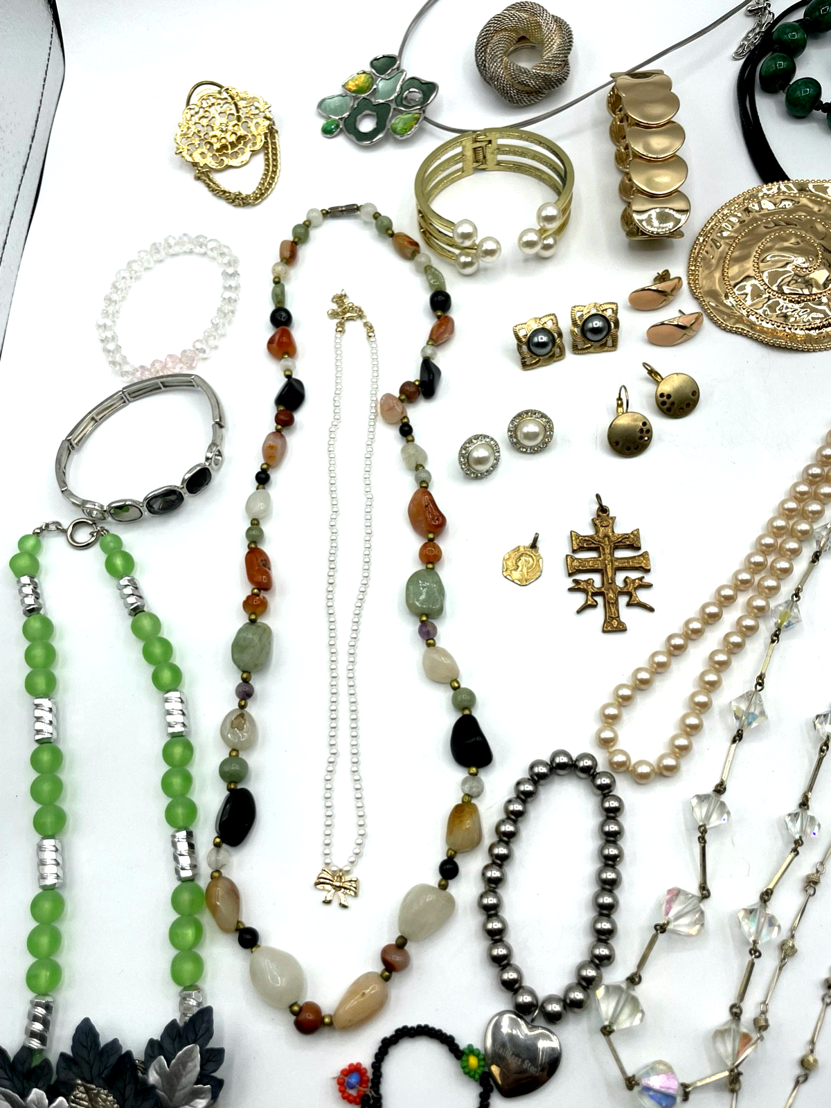 Konvolut Nr. 2A eingelieferter Modeschmuck gemischt sehr gepflegt vintage + neu7